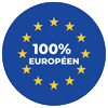 logo-europe-isyrail Logo arrondi de l'Europe avec la mention 100% européen